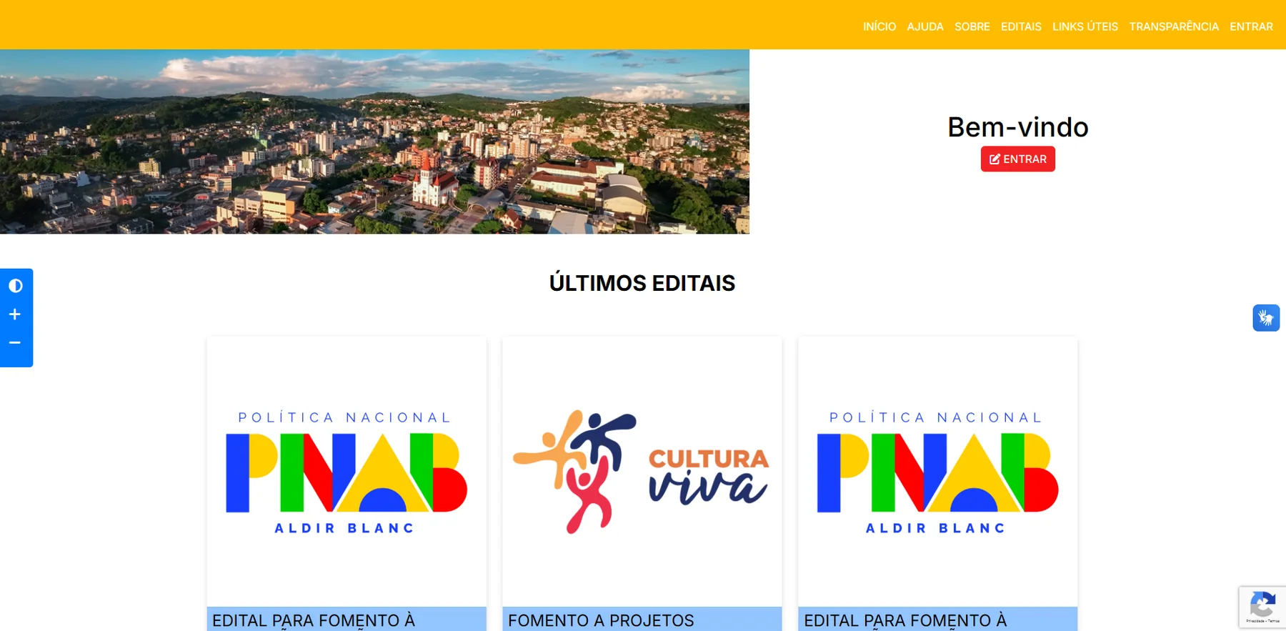 Distribuição de recursos e vencedores